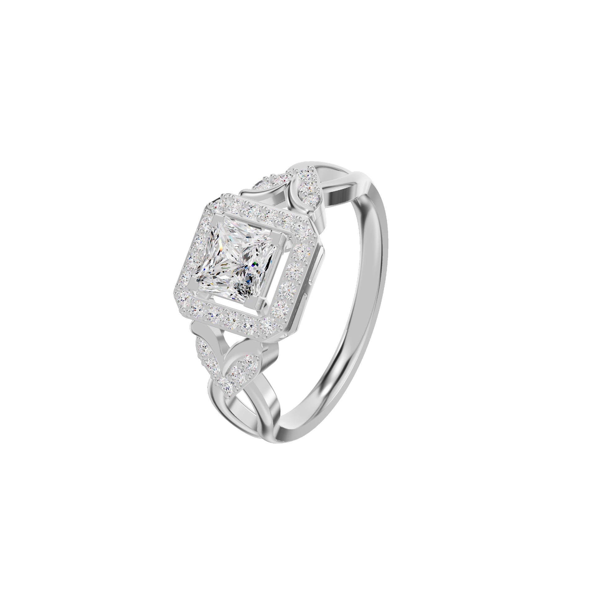 DLR002395 18 KT / White Gold / 18
