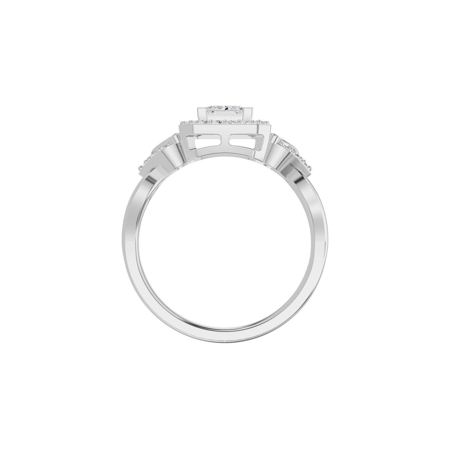 DLR002395 18 KT / White Gold / 18