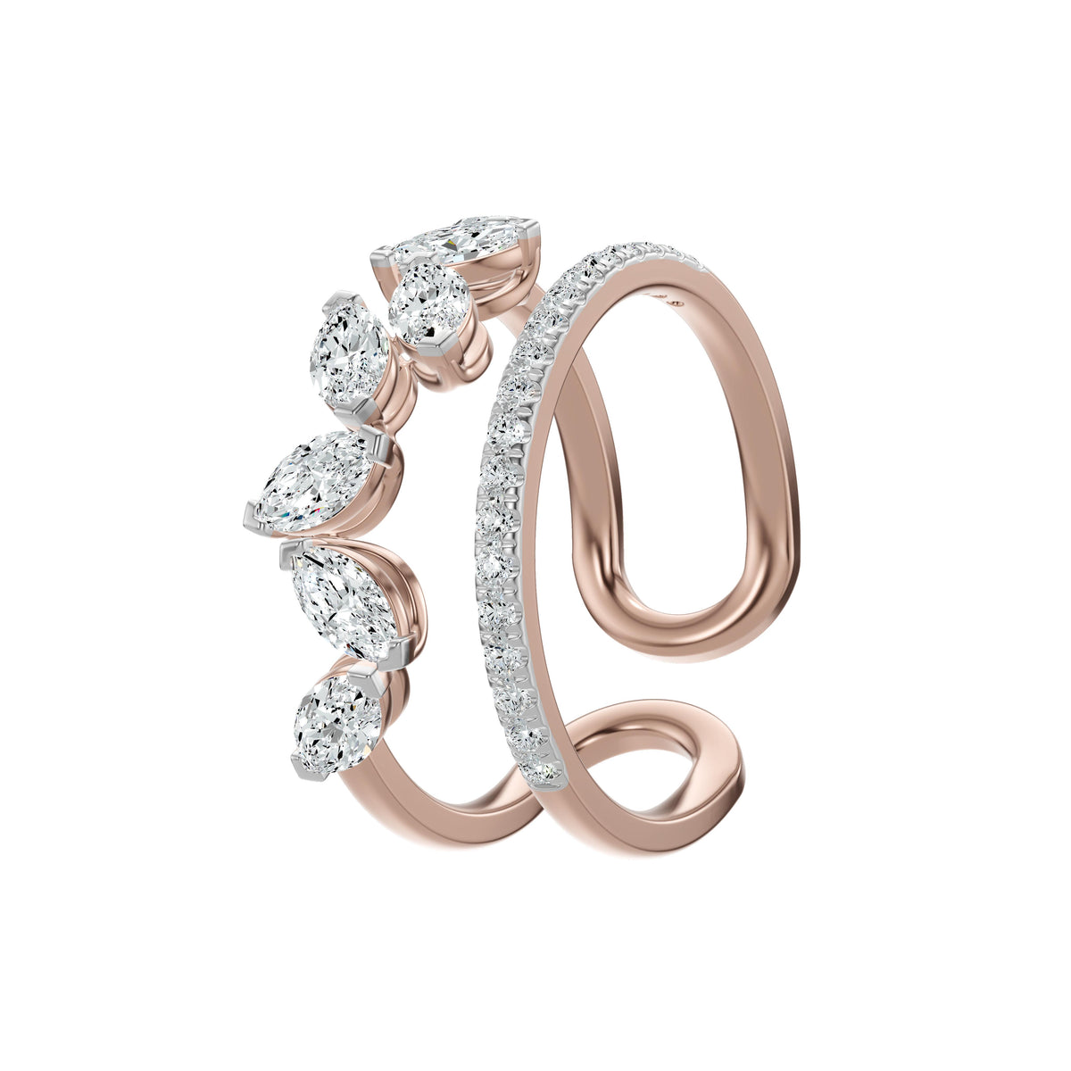 DLR002396 18 KT / Rose Gold / 18
