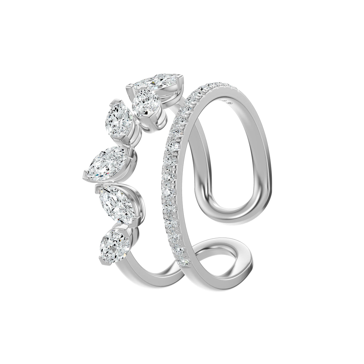 DLR002396 18 KT / White Gold / 18