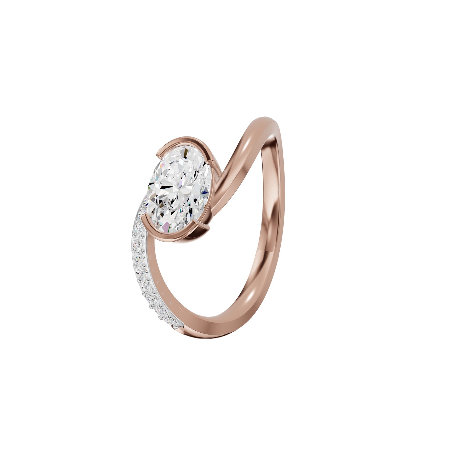 DLR002397 18 KT / Rose Gold / 18
