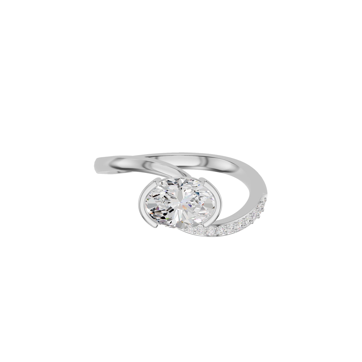 DLR002397 18 KT / White Gold / 18