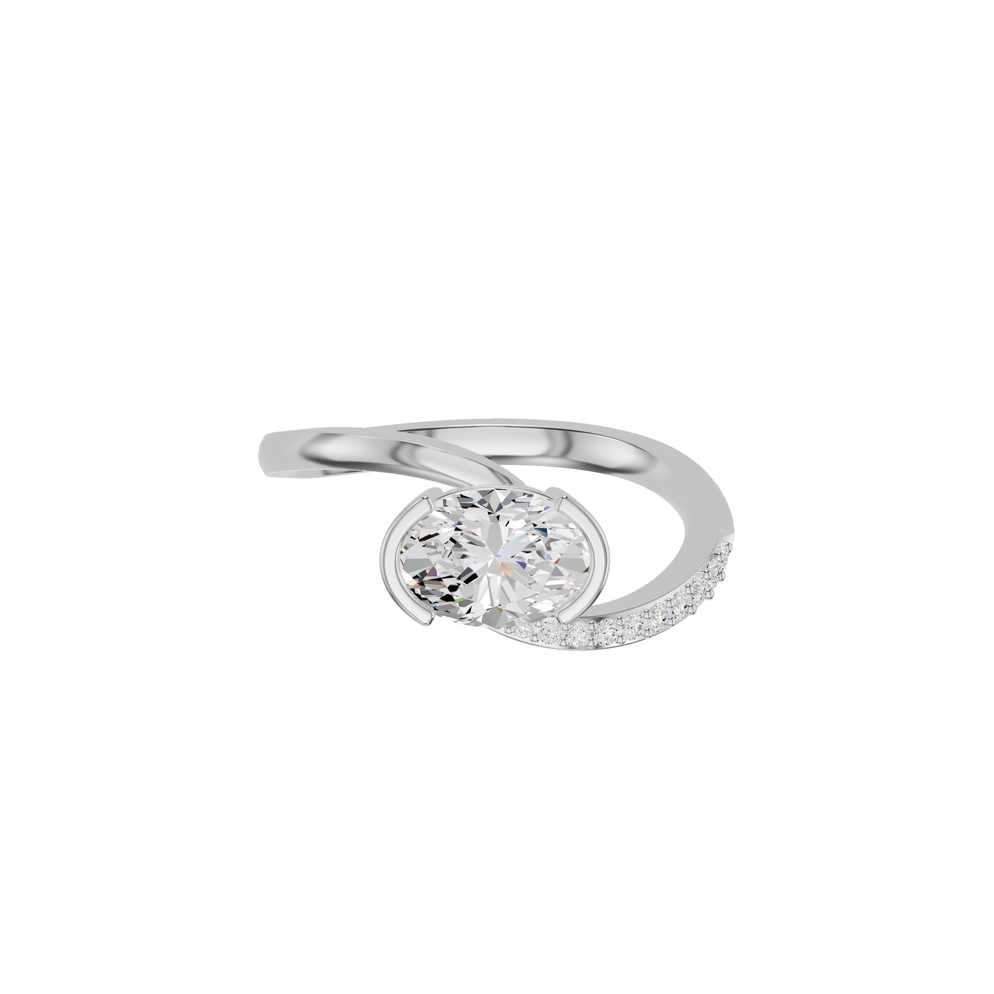 DLR002397 18 KT / White Gold / 18