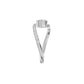 DLR002397 18 KT / White Gold / 18