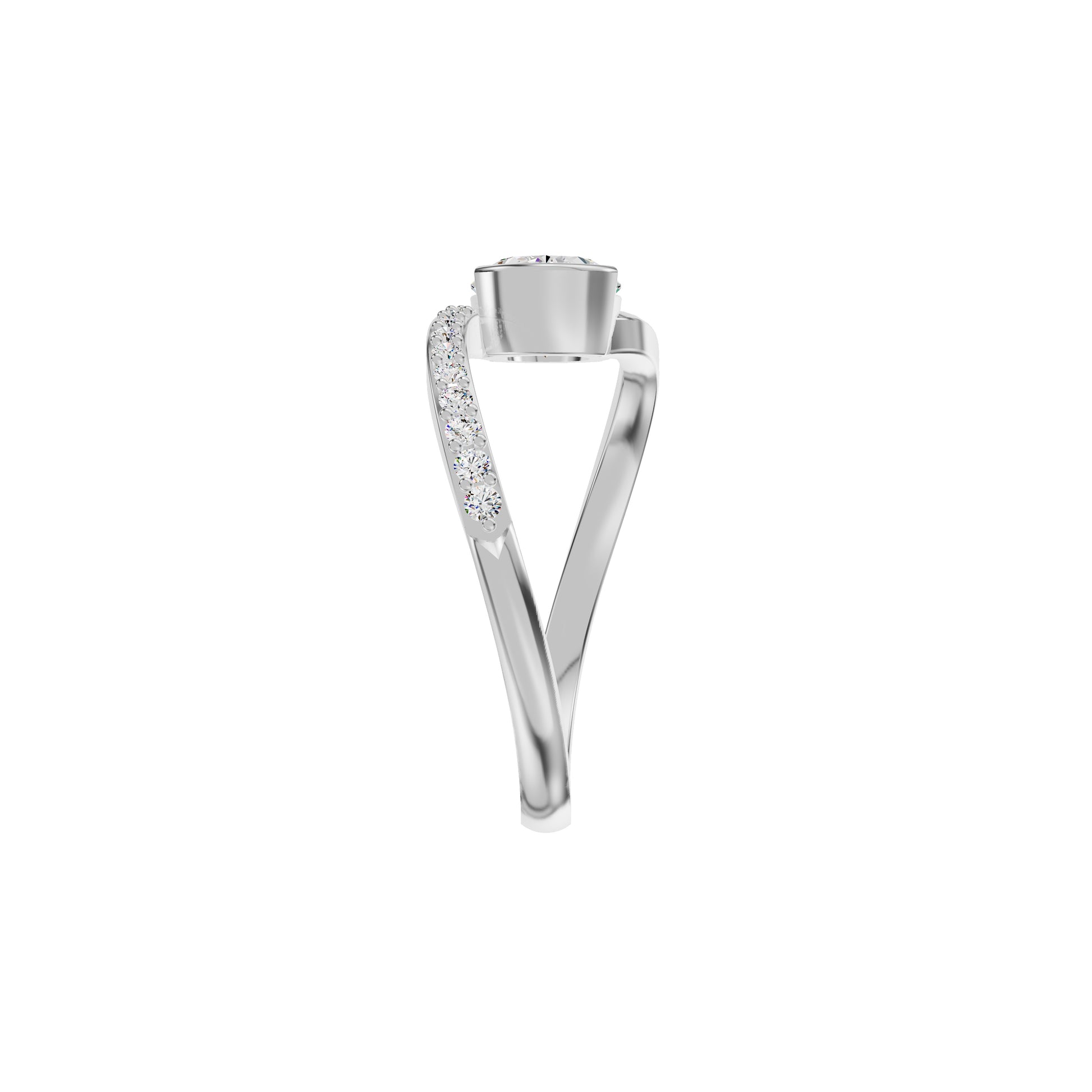 DLR002397 18 KT / White Gold / 18