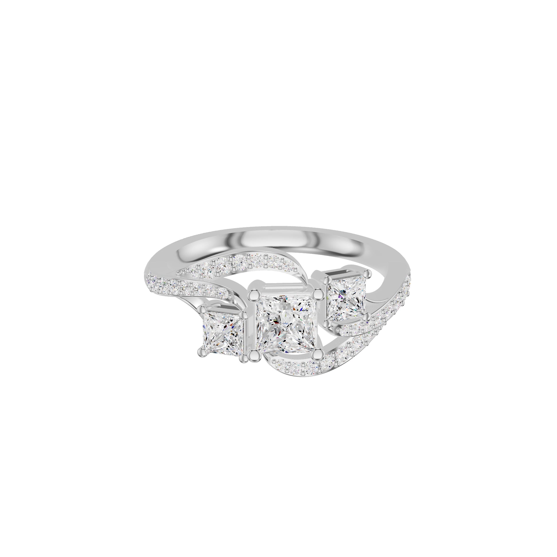 DLR002398 18 KT / White Gold / 18