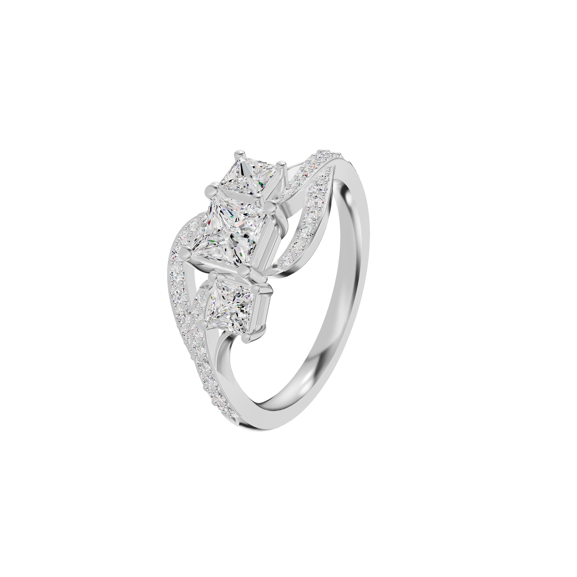 DLR002398 18 KT / White Gold / 18