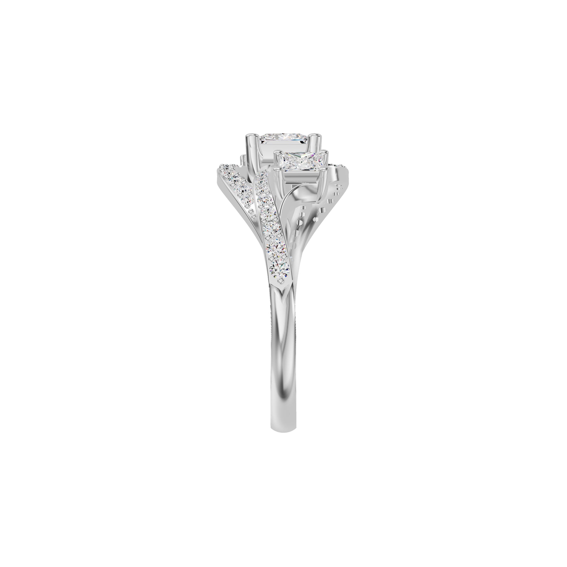 DLR002398 18 KT / White Gold / 18