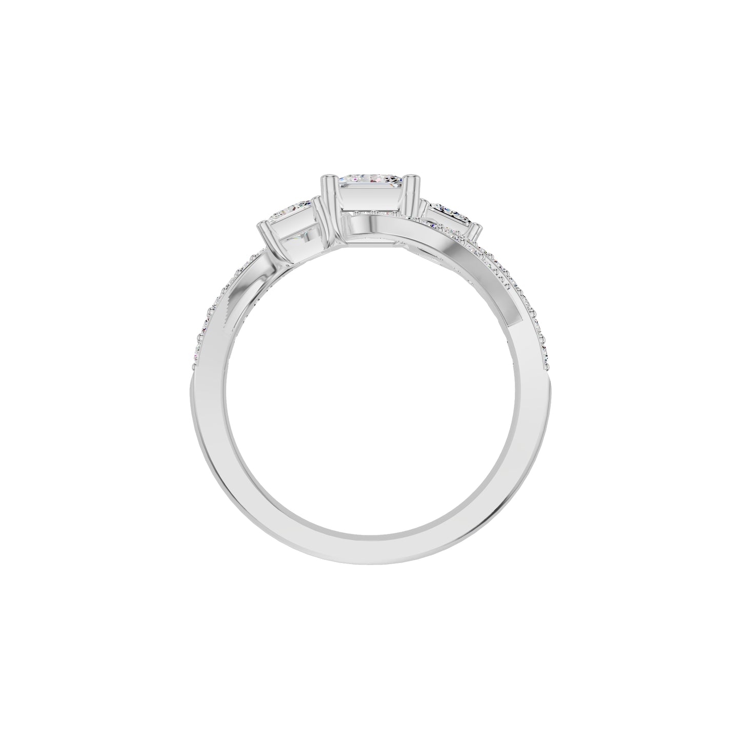 DLR002398 18 KT / White Gold / 18