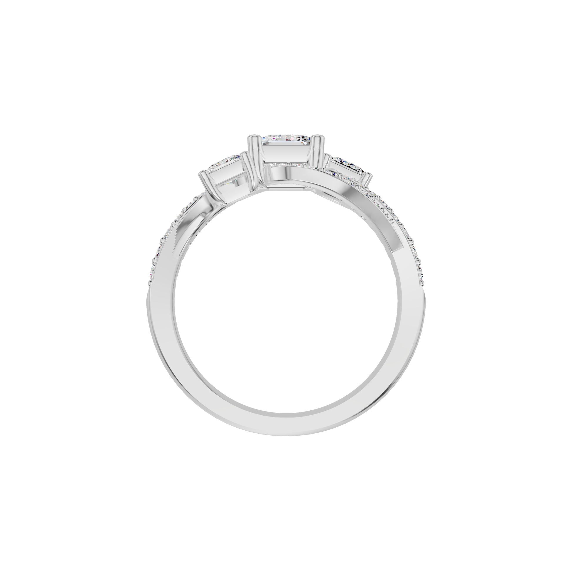 DLR002398 18 KT / White Gold / 18