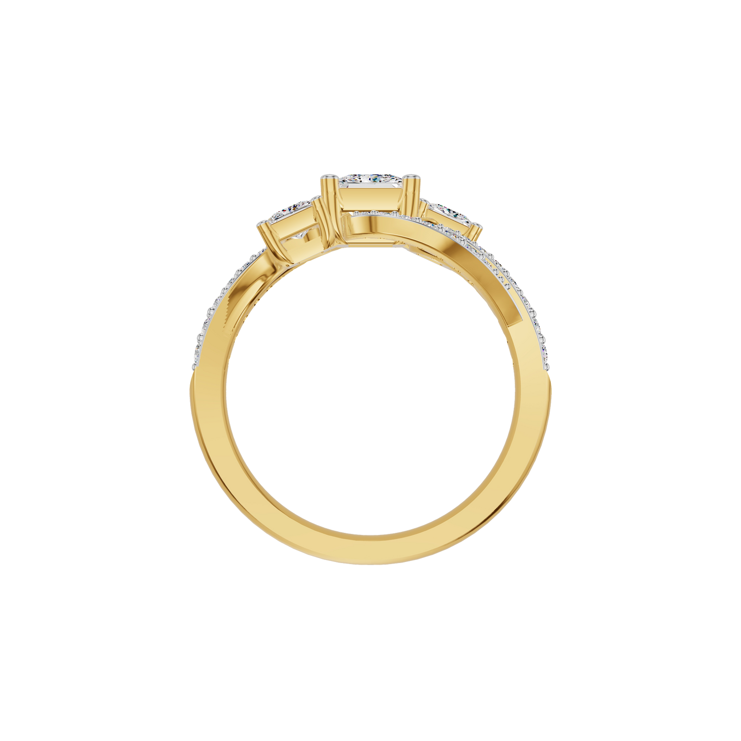 DLR002398 18 KT / Yellow Gold / 18