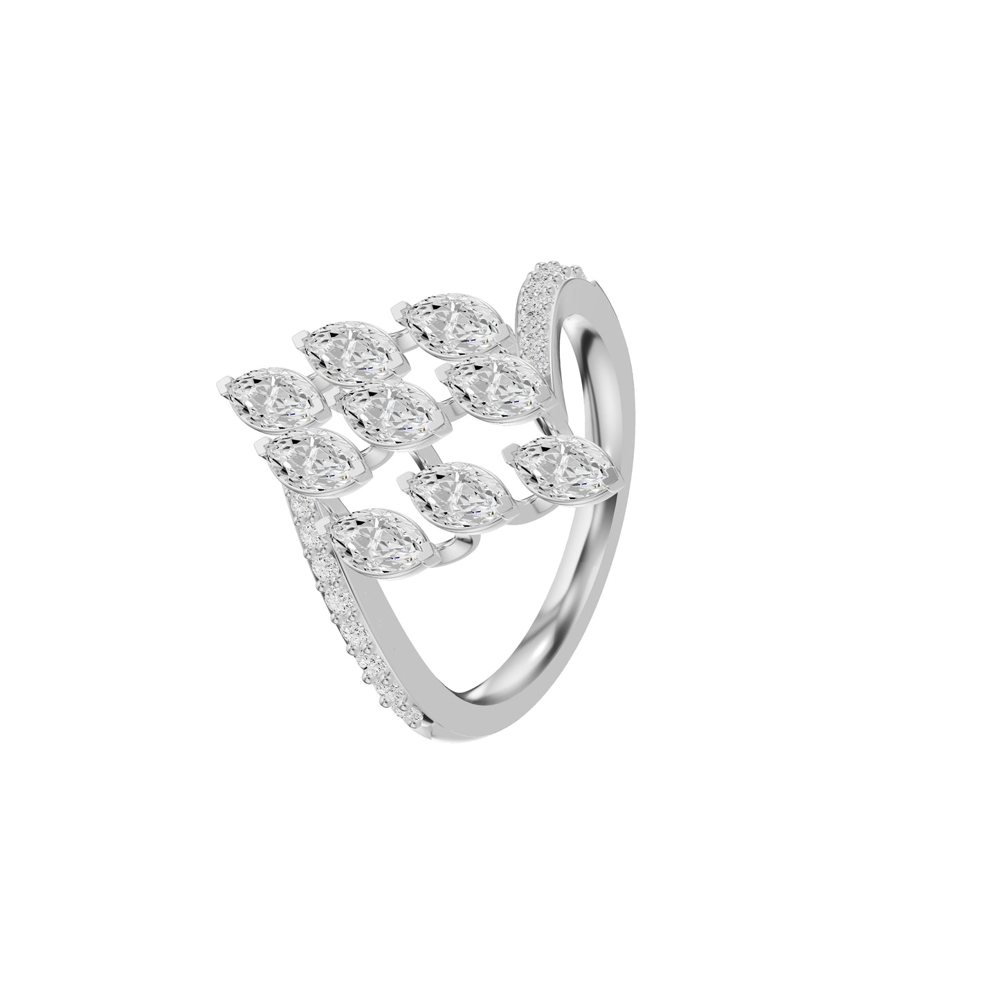 DLR002399 18 KT / White Gold / 18