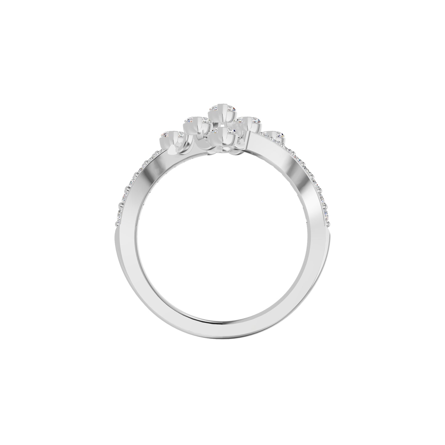 DLR002399 18 KT / White Gold / 18