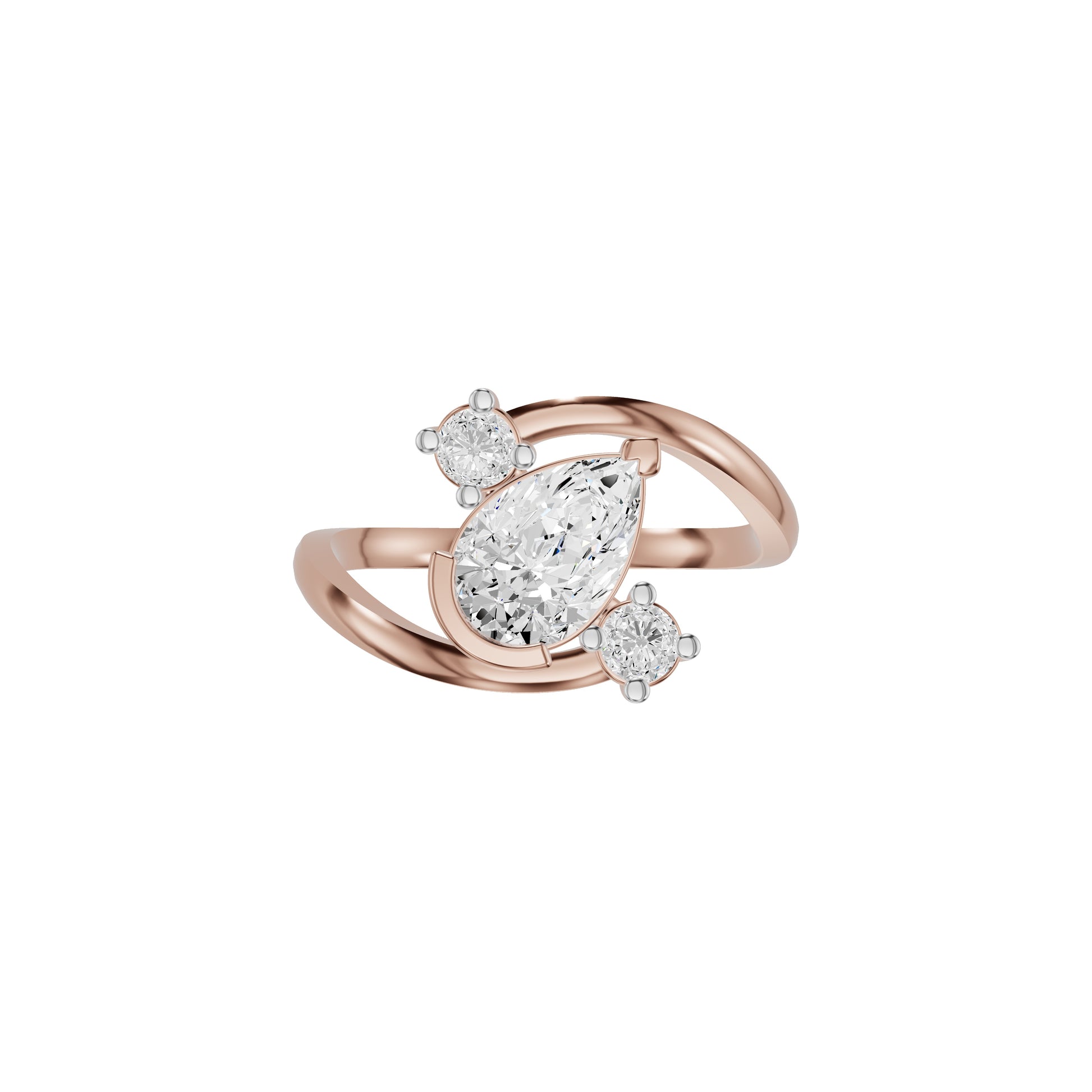 Pearlune Diamond Ring 18 KT / Rose Gold / 18