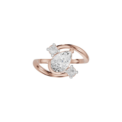 Pearlune Diamond Ring 18 KT / Rose Gold / 18