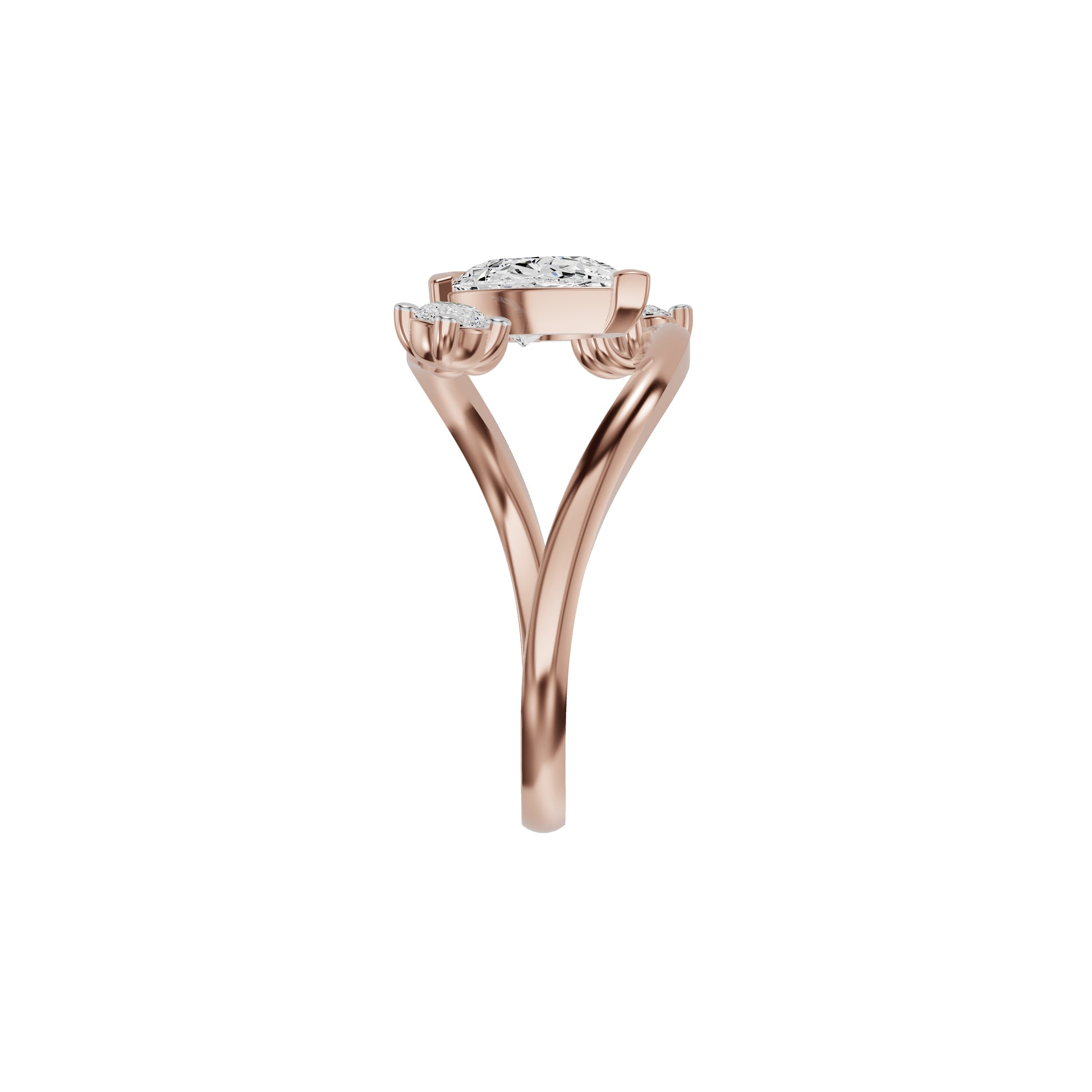 Pearlune Diamond Ring 18 KT / Rose Gold / 18