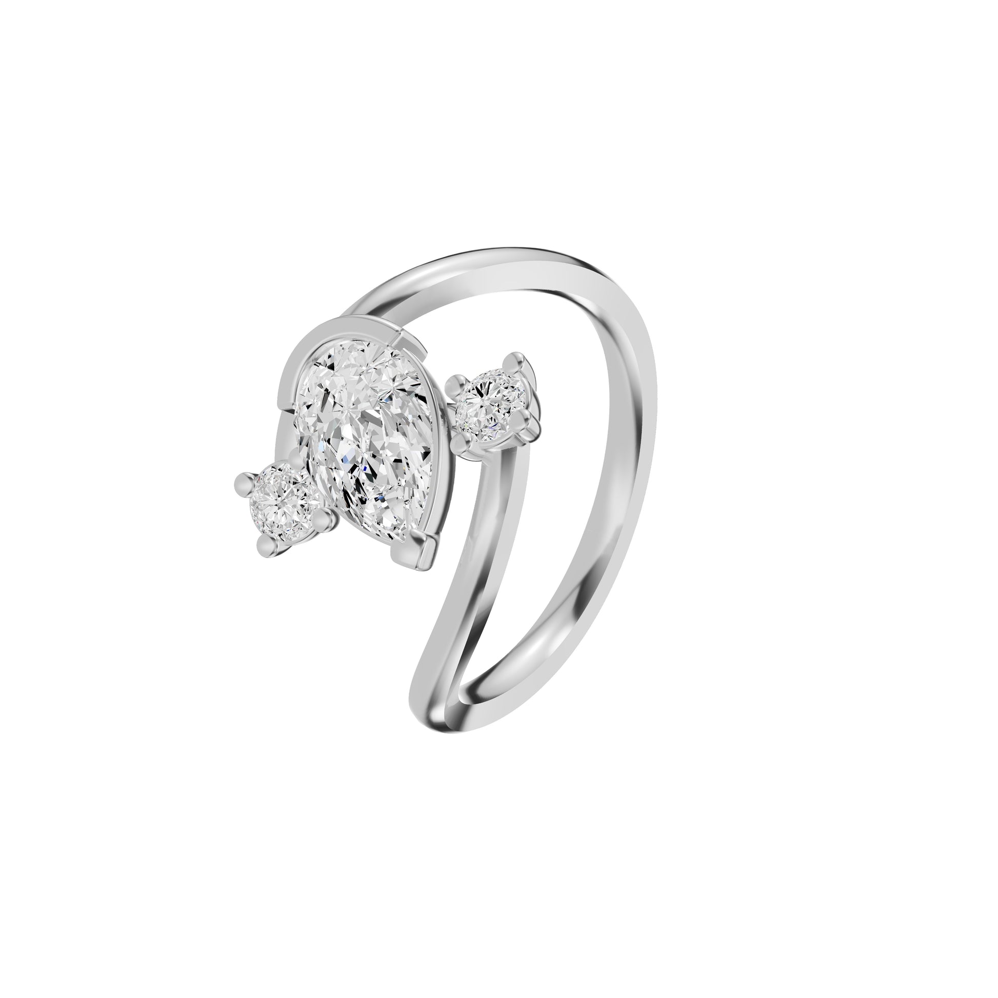 DLR002400 18 KT / White Gold / 18