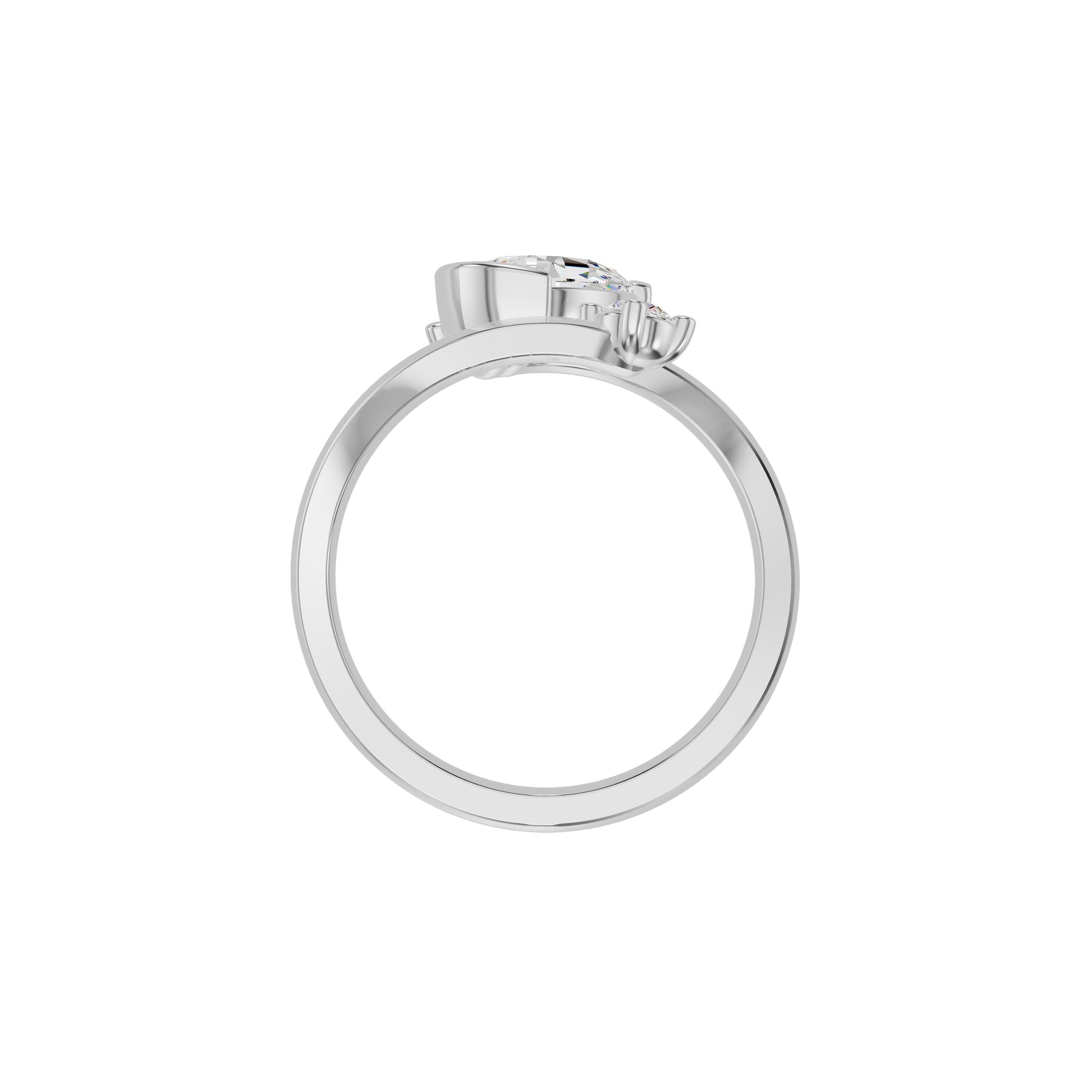 DLR002400 18 KT / White Gold / 18