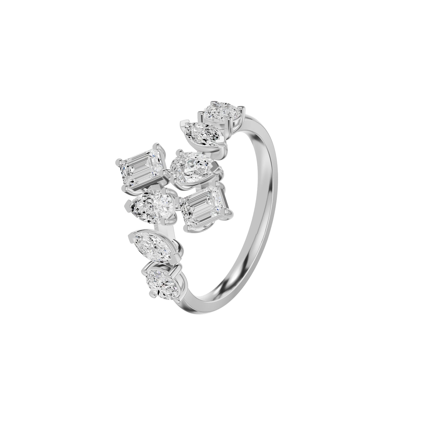 DLR002401 18 KT / White Gold / 18