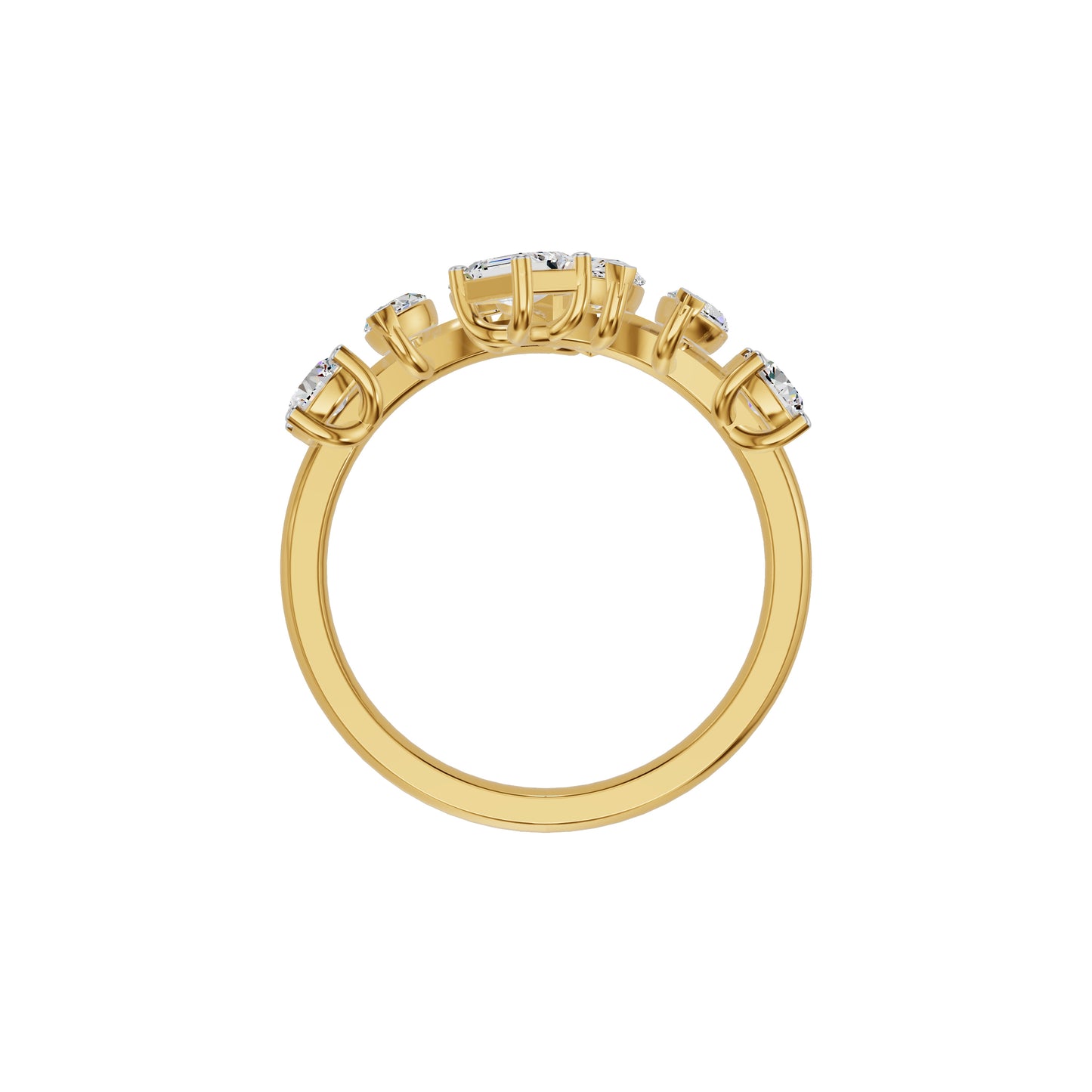 DLR002401 18 KT / Yellow Gold / 18