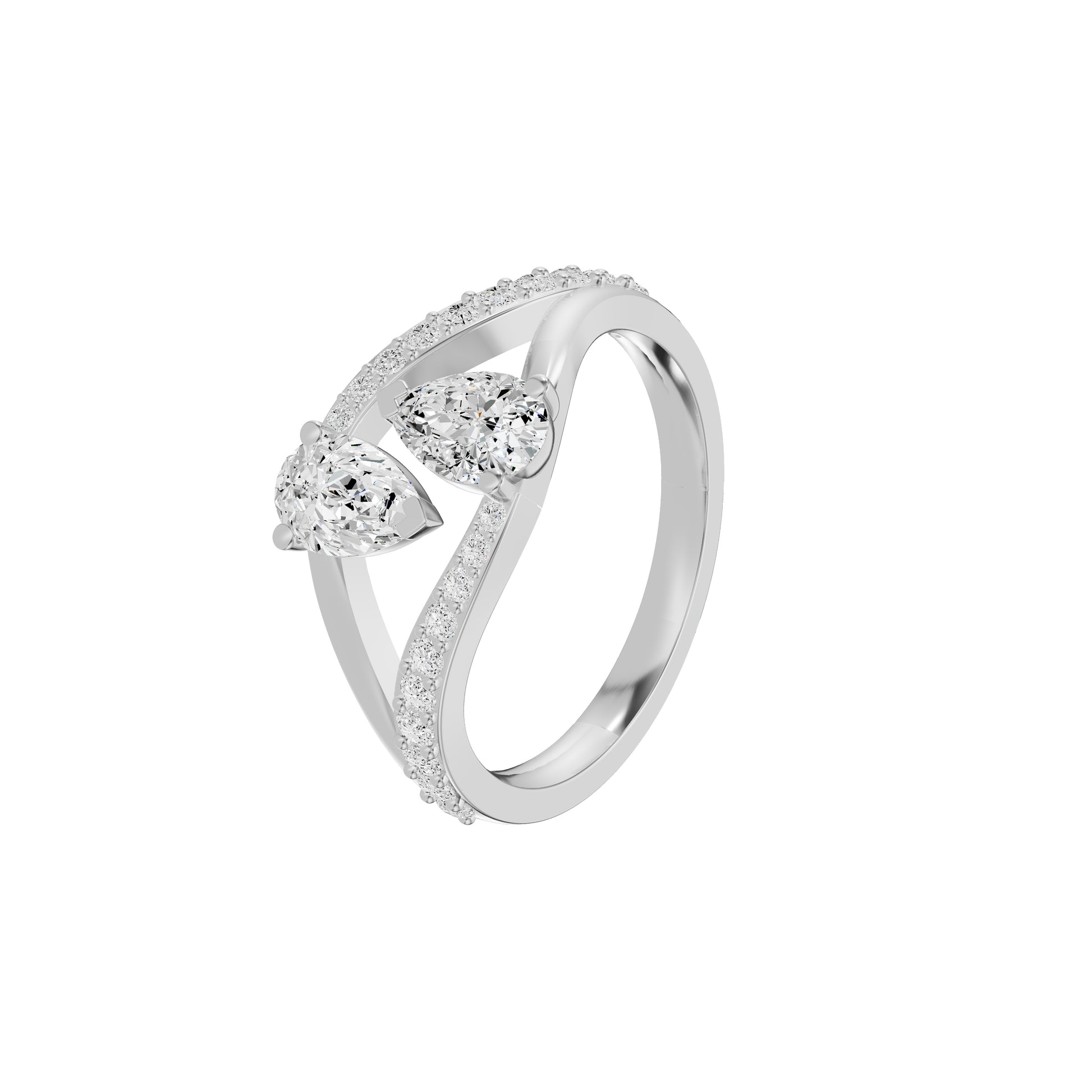 DLR002402 18 KT / White Gold / 18
