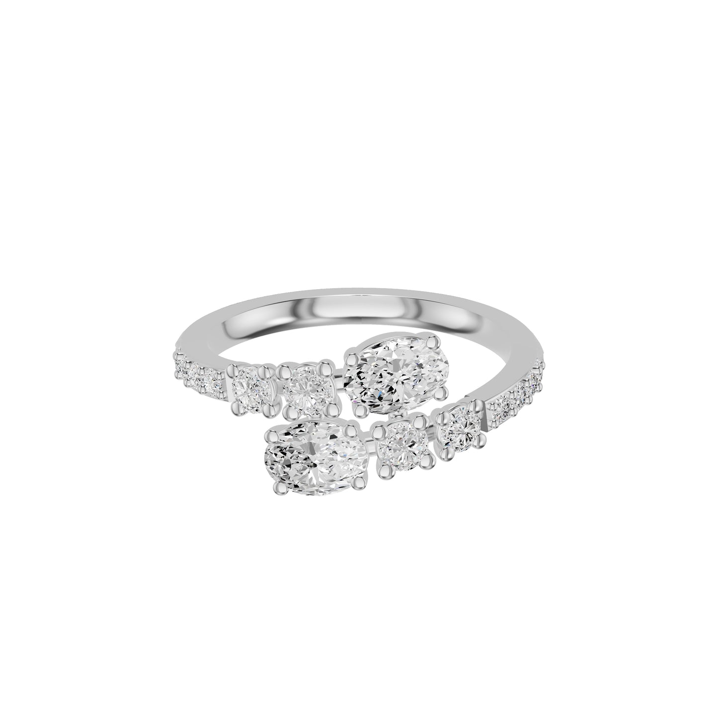 DLR002403 18 KT / White Gold / 18