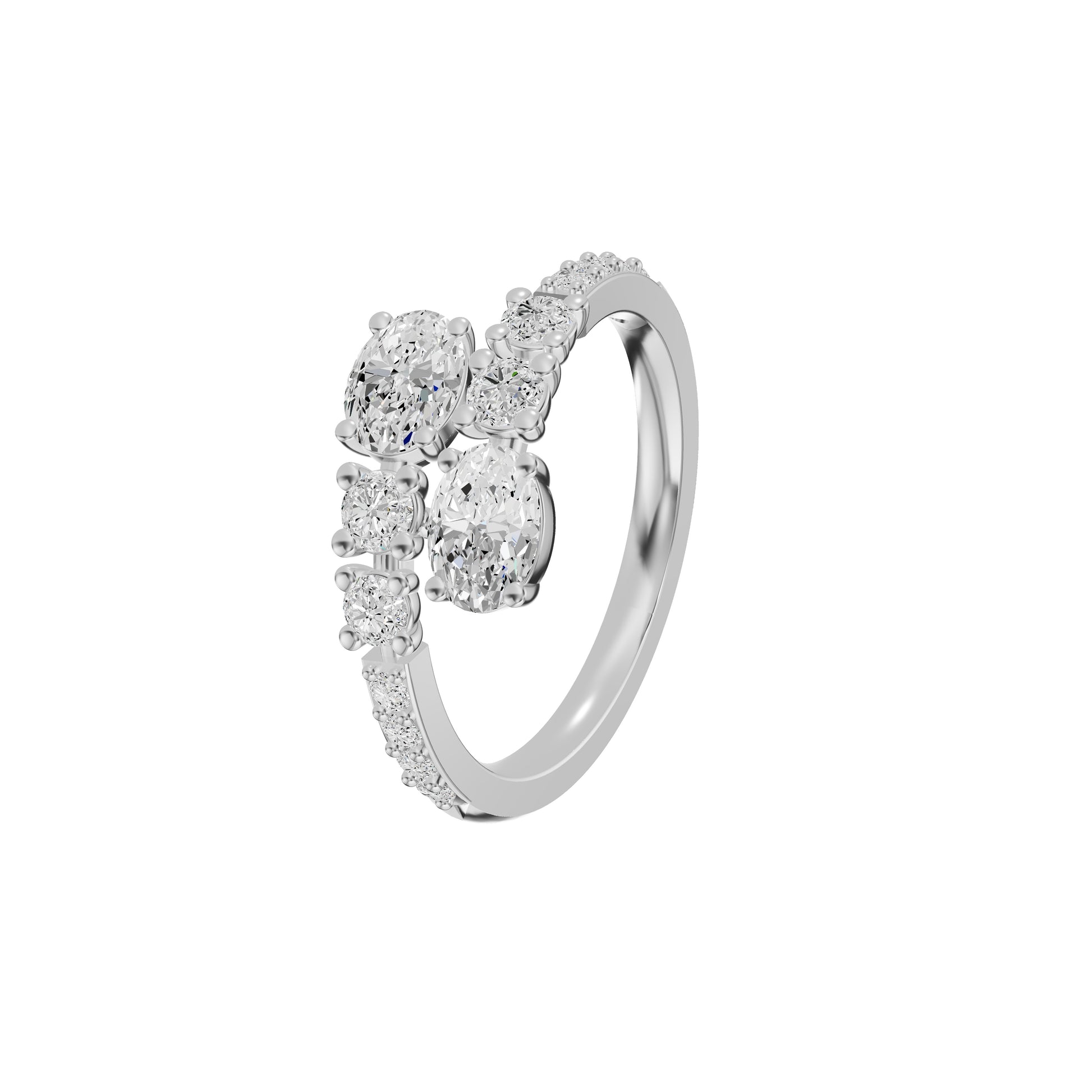 DLR002403 18 KT / White Gold / 18