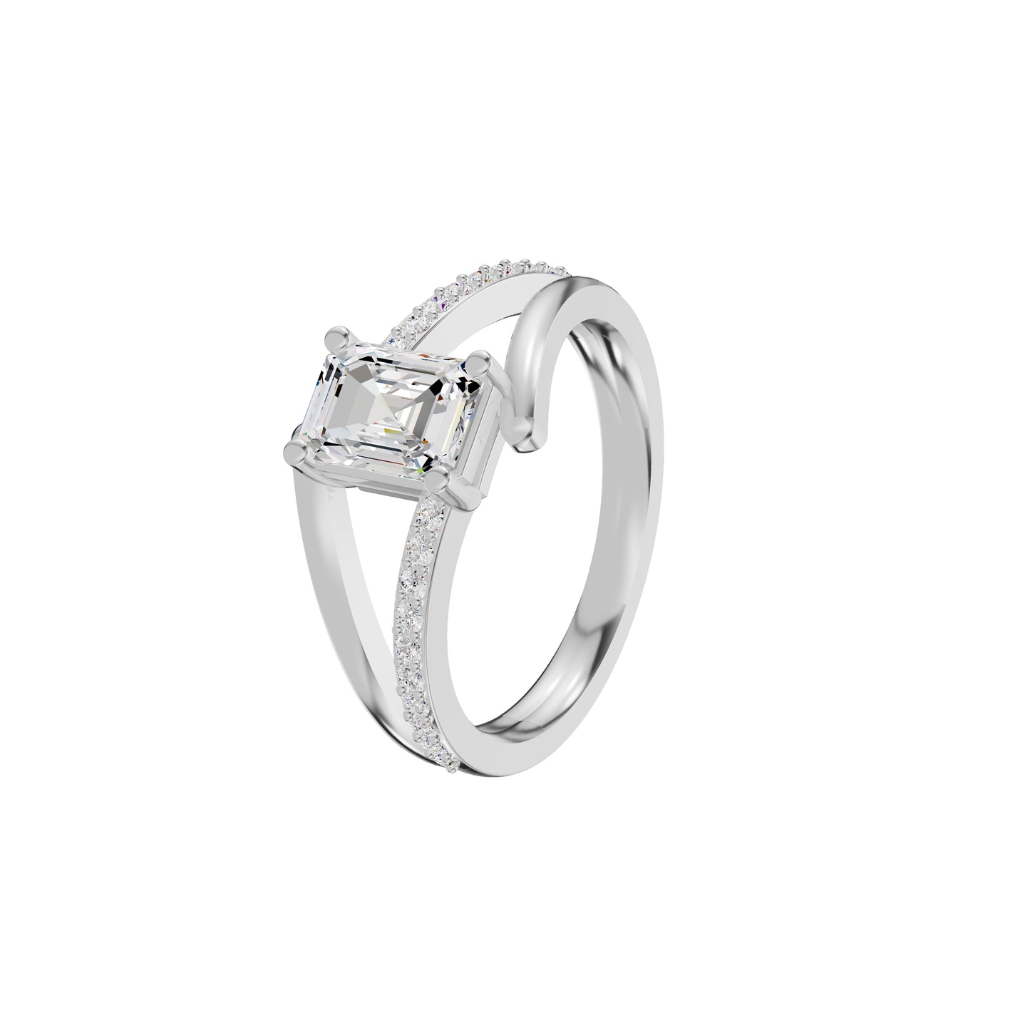 DLR002406 18 KT / White Gold / 18