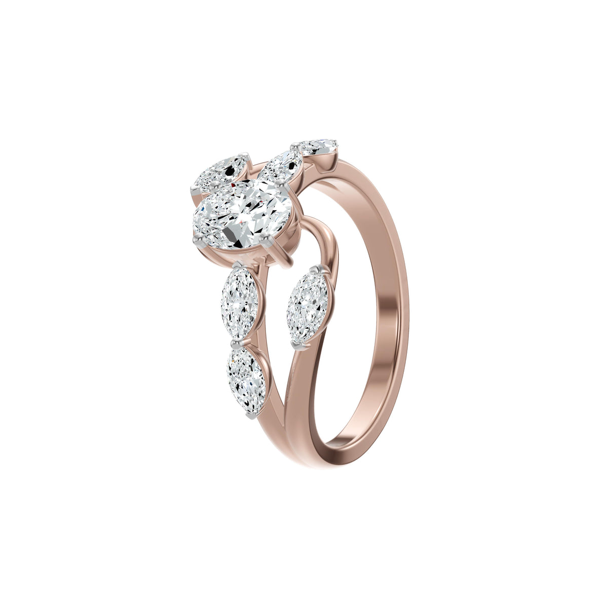 DLR002407 18 KT / Rose Gold / 18