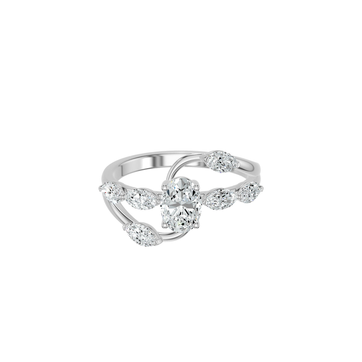 DLR002407 18 KT / White Gold / 18