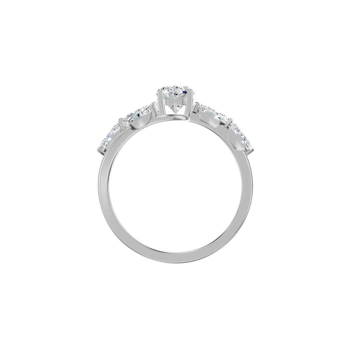 DLR002407 18 KT / White Gold / 18
