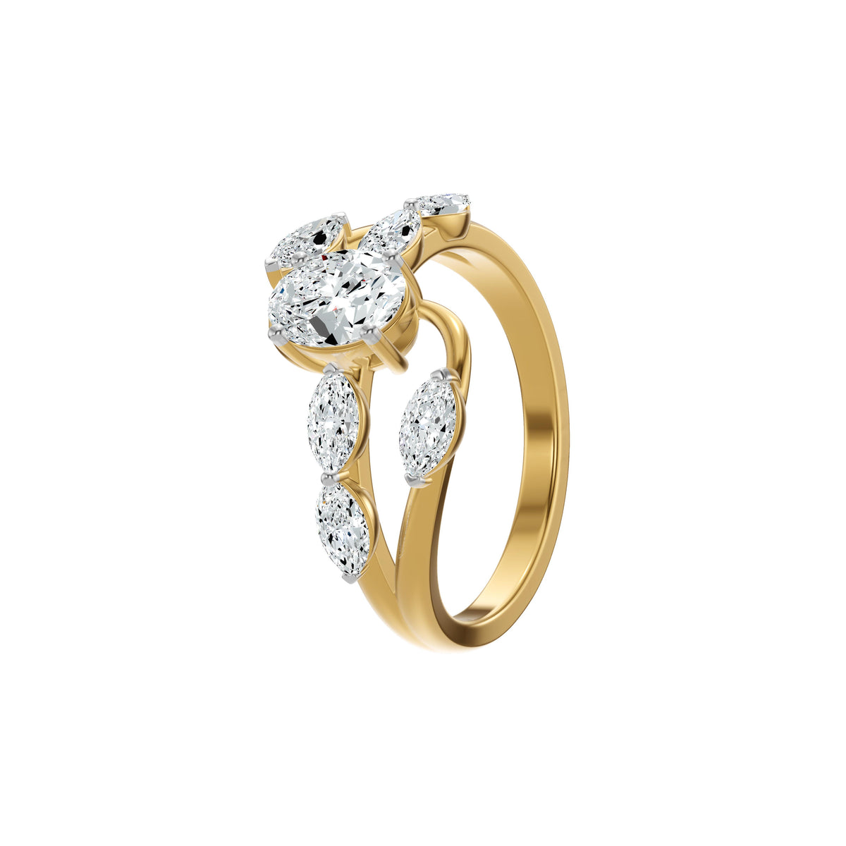 DLR002407 18 KT / Yellow Gold / 18