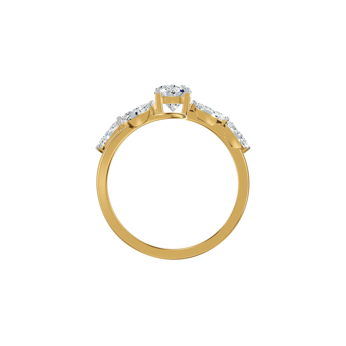 DLR002407 18 KT / Yellow Gold / 18