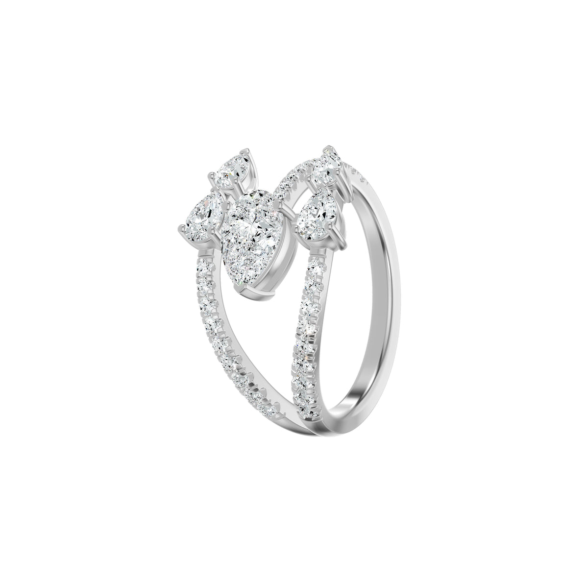 DLR002408 18 KT / White Gold / 18