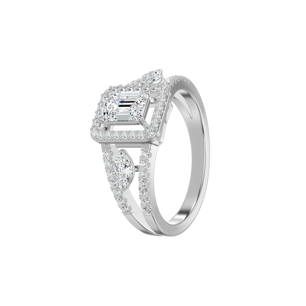 DLR002409 18 KT / White Gold / 18