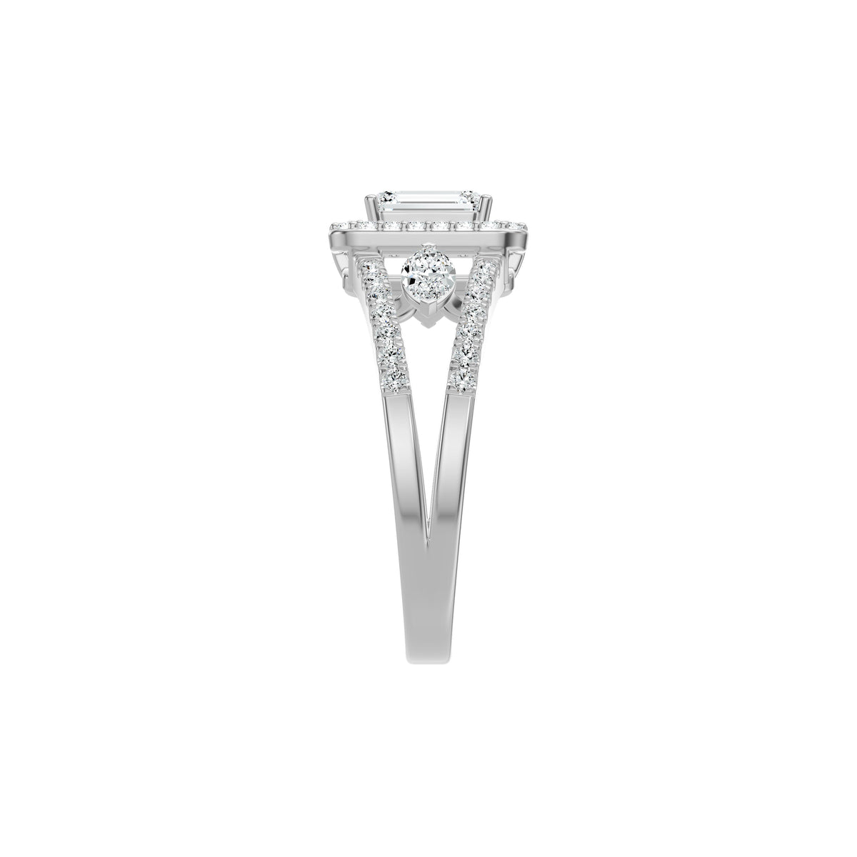 DLR002409 18 KT / White Gold / 18