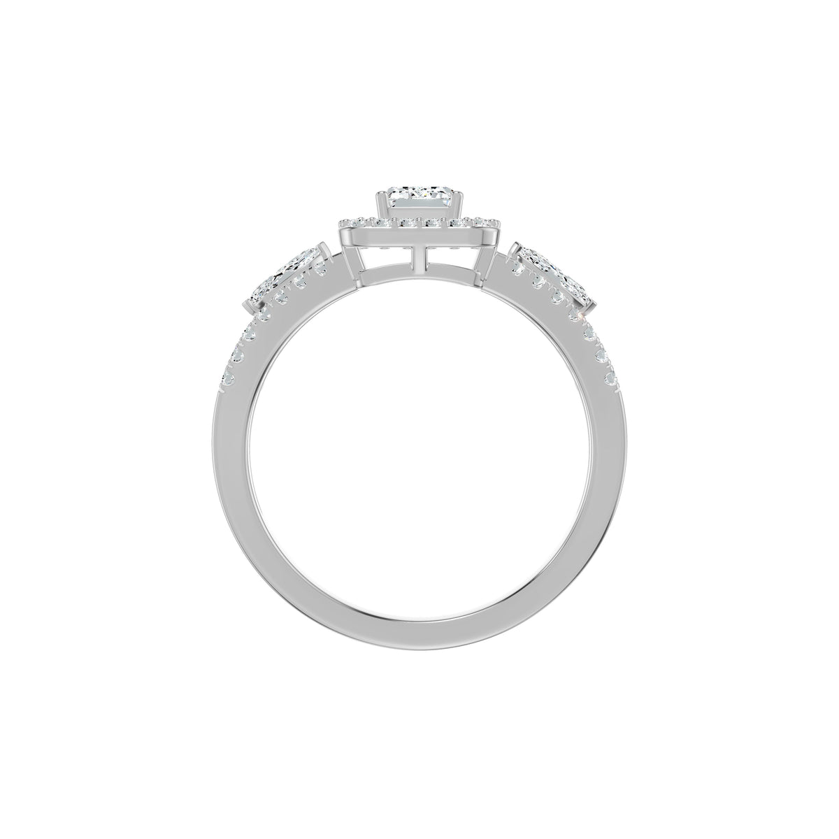 DLR002409 18 KT / White Gold / 18