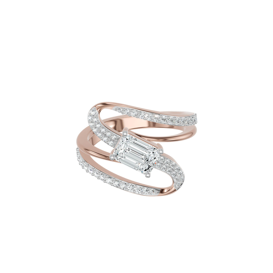 Elaris Loop Diamond Ring