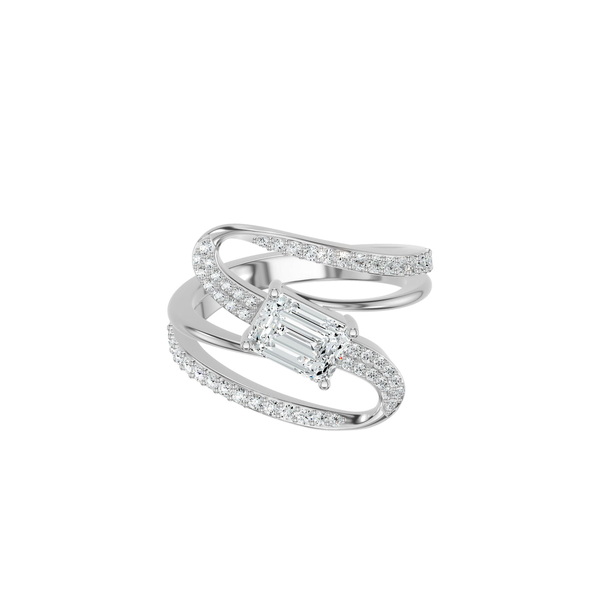 Elaris Loop Diamond Ring