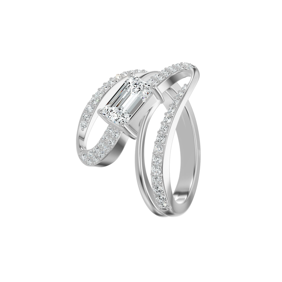 DLR002410 18 KT / White Gold / 18