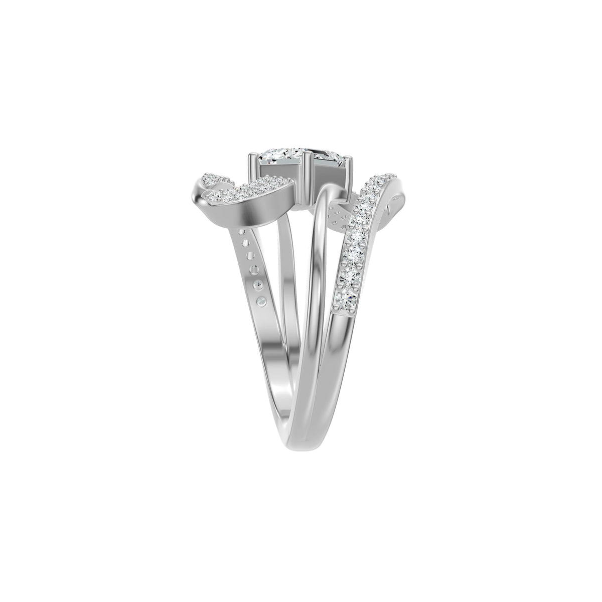 DLR002410 18 KT / White Gold / 18