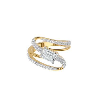 Elaris Loop Diamond Ring