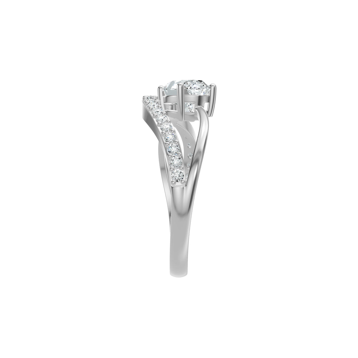 DLR002413 18 KT / White Gold / 18