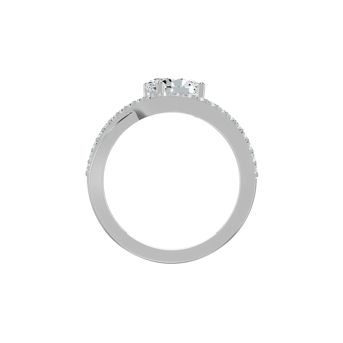DLR002413 18 KT / White Gold / 18