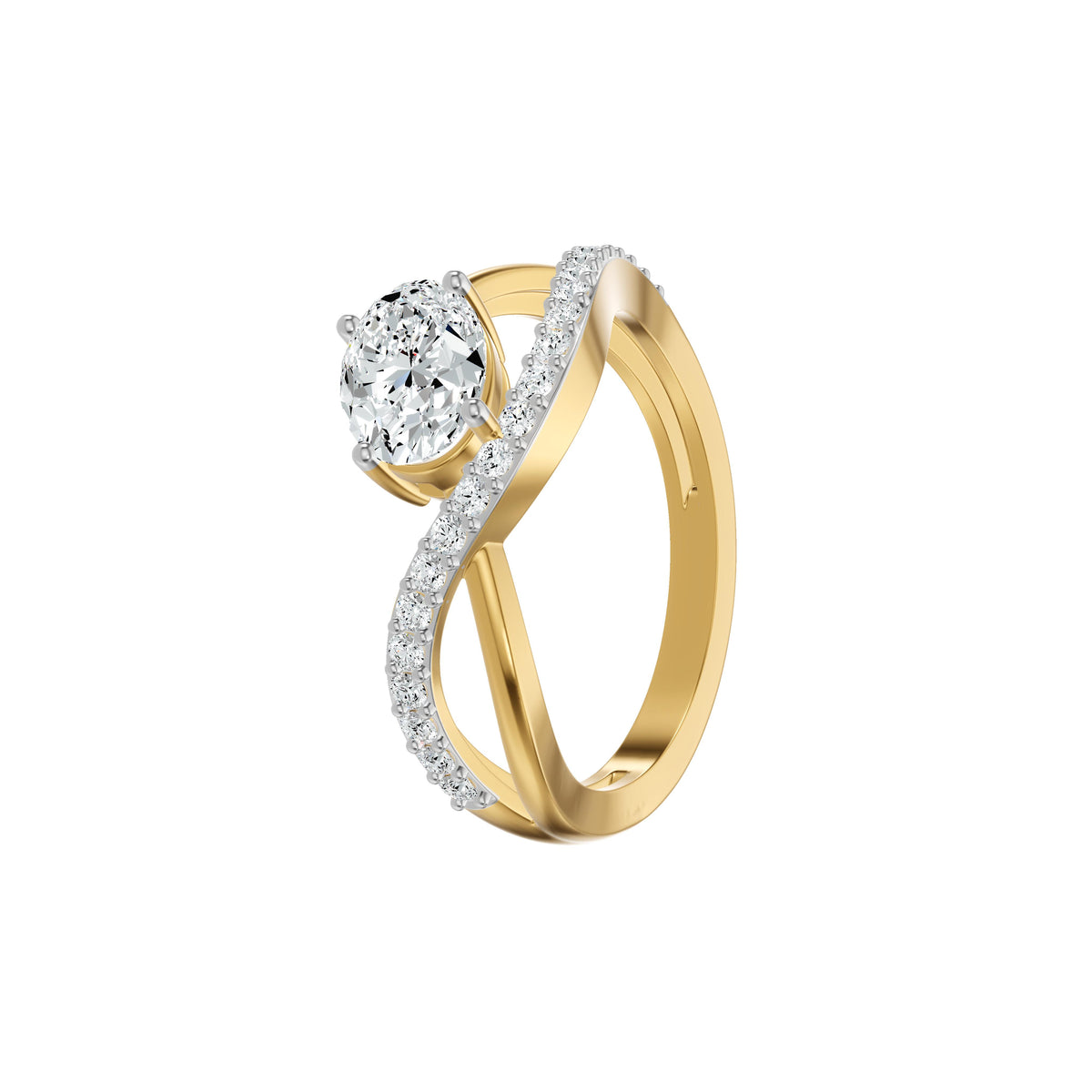 DLR002413 18 KT / Yellow Gold / 18
