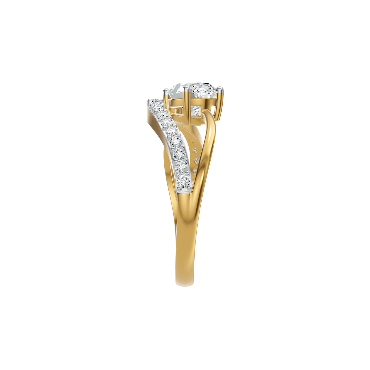 DLR002413 18 KT / Yellow Gold / 18