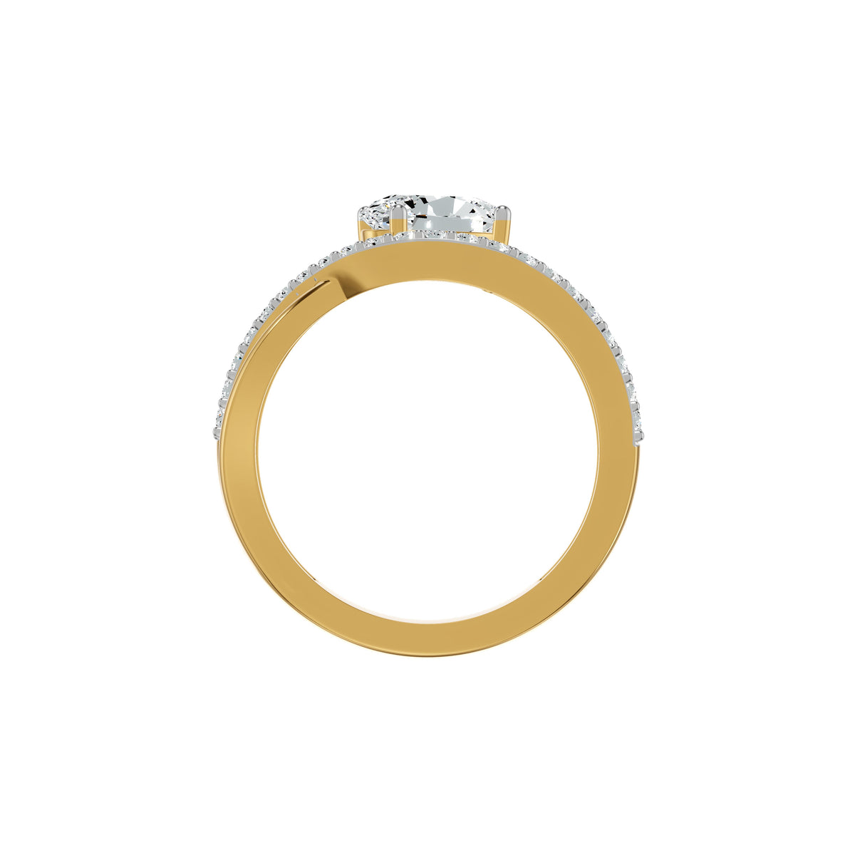 DLR002413 18 KT / Yellow Gold / 18