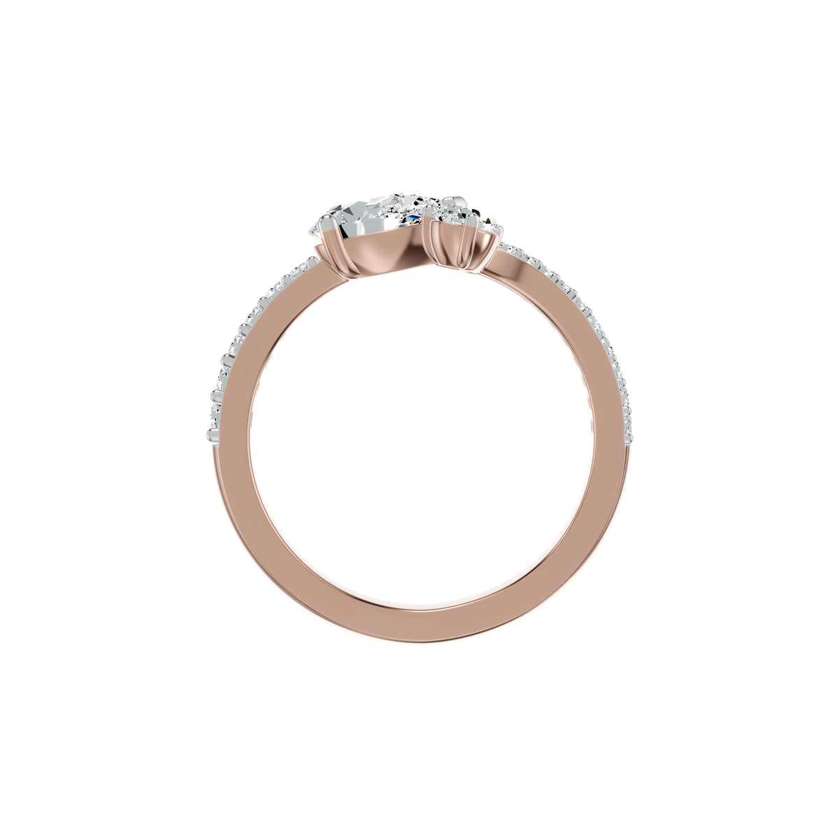 DLR002414 18 KT / Rose Gold / 18