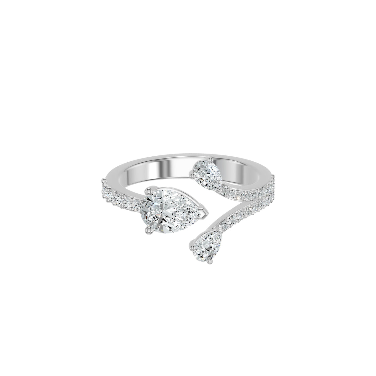 DLR002414 18 KT / White Gold / 18