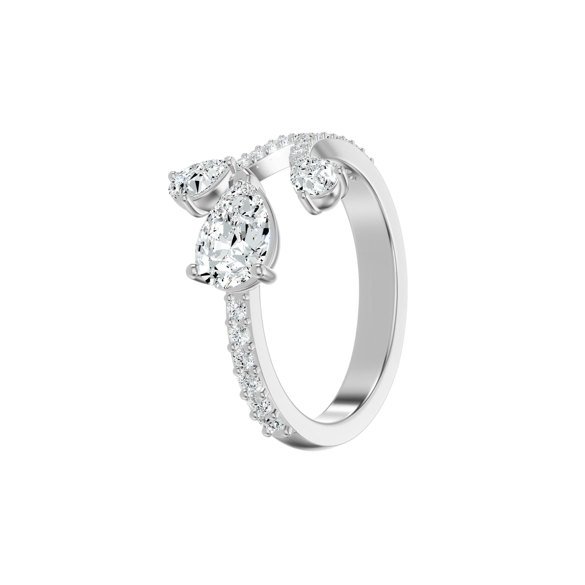 DLR002414 18 KT / White Gold / 18